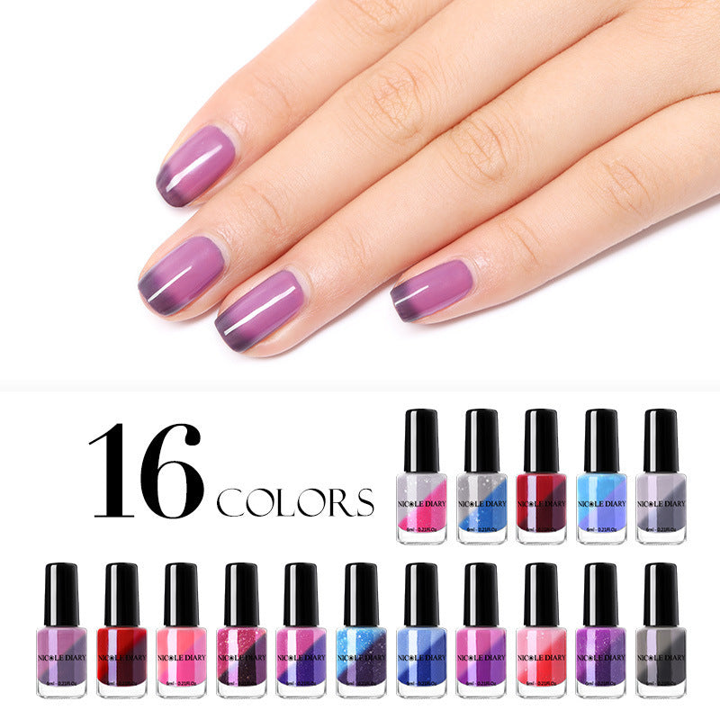 Peelable Glitter Nail Polish Color-changing-0
